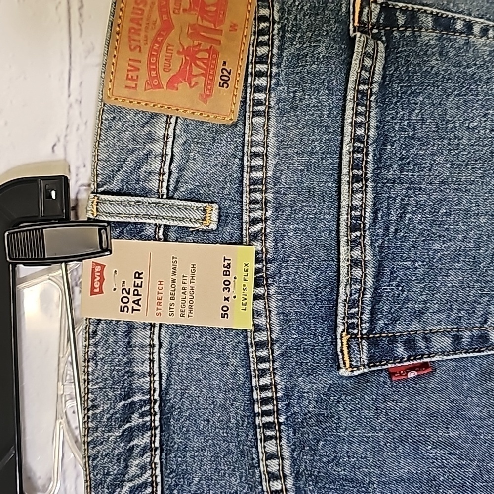 Levi's 502 Taper jeans sz 50 x 30 big and tall new with tags MP19 - Picture 4 of 7